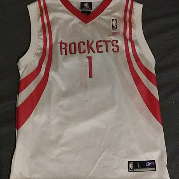 Tracy Mcgrady #1 Houston Rockets NBA Reebok Jersey - Picture 1 of 2